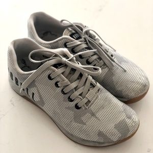 NOBULL PROJECT. Gray camo athletic shoes. Womens size 8.